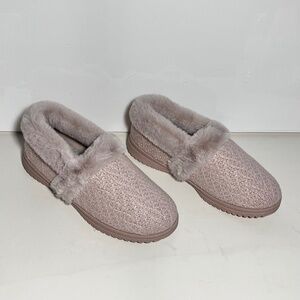 Skechers Cozy Lite Sweet Walk Sparkle Knit Slippers
